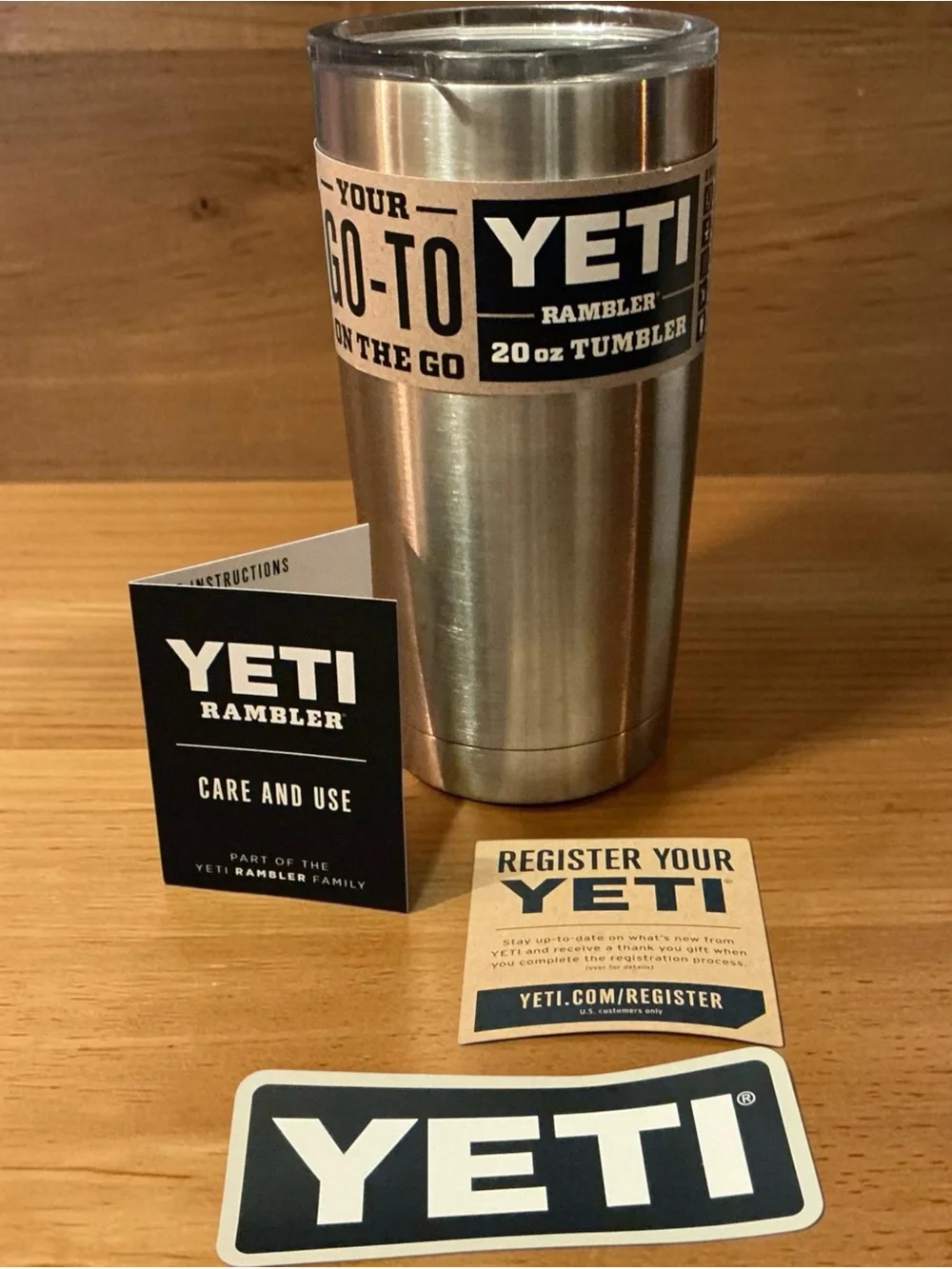 Yeti Rambler 20 oz Tumbler in Stainless Steel